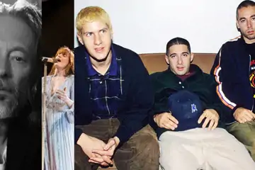L,R: Thom Yorke, Florence Welch, Beastie Boys
