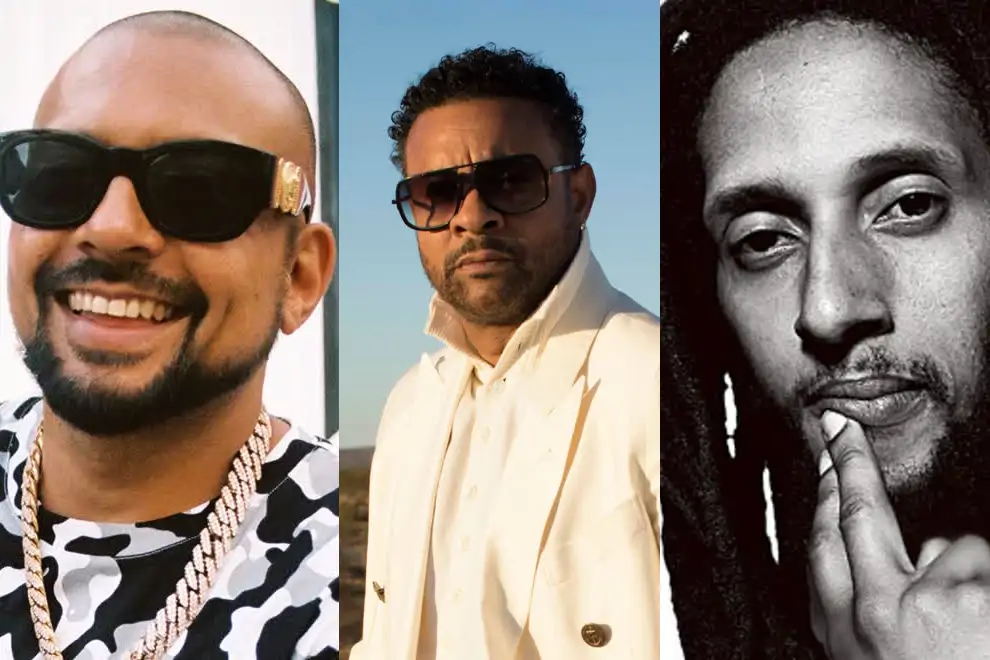 Photo of Sean Paul, Shaggy & Julian Marley