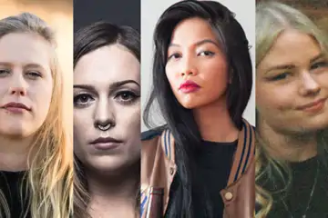 L,R: Shelby Ouston, Alex Reade, Karina Utomo, Candace Krieger