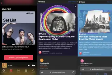 Photos of Apple Music's Setlist & Music Venues features