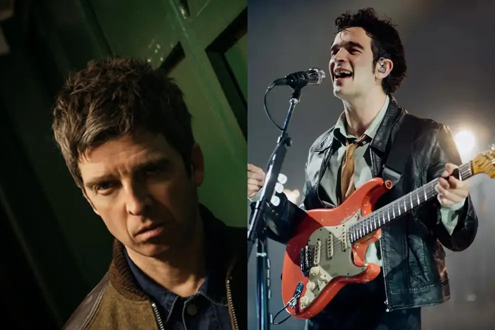 Photo of Noel Gallagher & Matty Healy