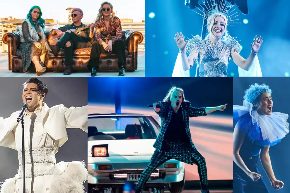 Sheppard, Kate Miller-Heidke, Sheldon Riley, Voyager and Montaigne