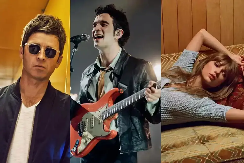 Noel Gallagher, Matty Healy & Taylor Swift