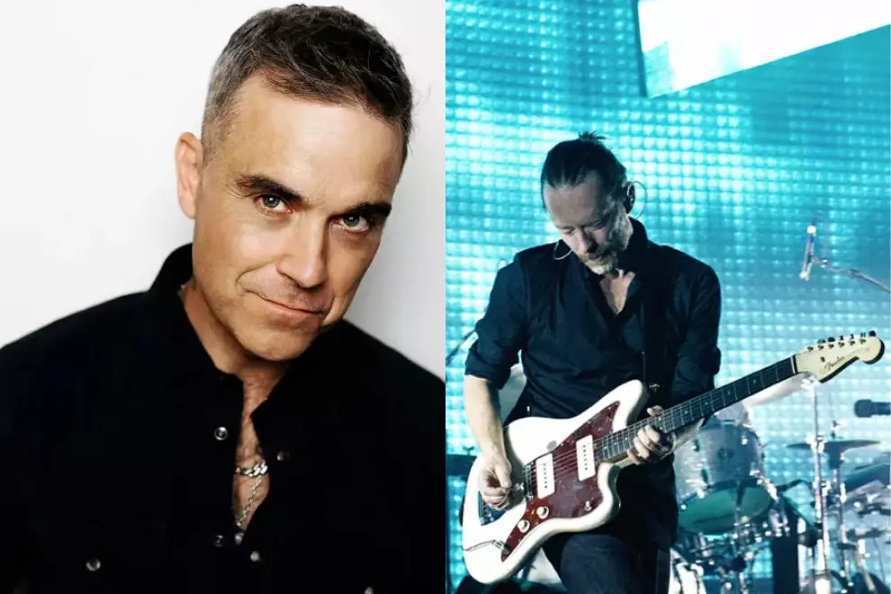 Robbie Williams & Radiohead's Thom Yorke