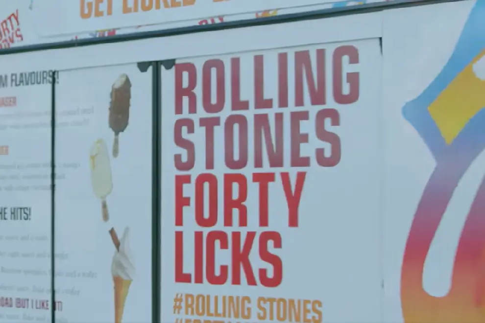 The Rolling Stones' 'Forty Licks' ice cream truck