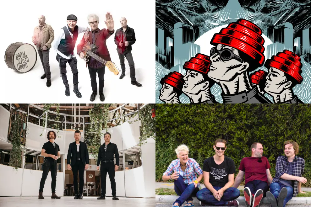 Boom Crash Opera, DEVO, Eskimo Joe & Jebediah