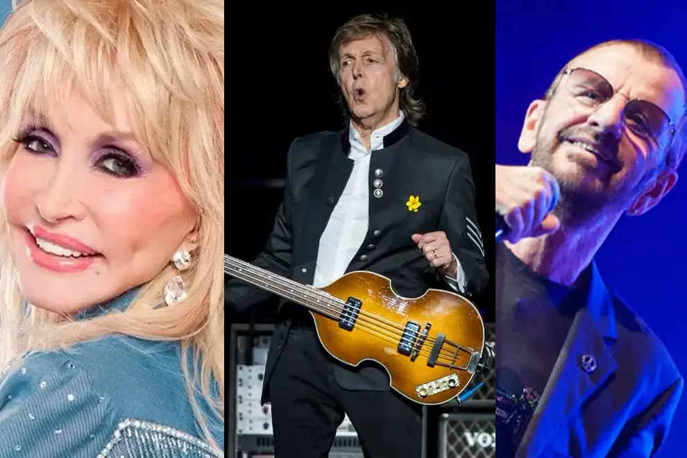 Dolly Parton, Paul McCartney & Ringo Starr