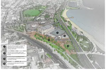 St Kilda Triangle annotated illustration