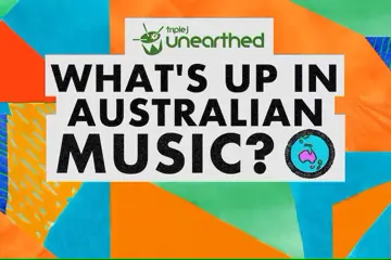 triple j's 'What's Up In Australian Music' survey poster