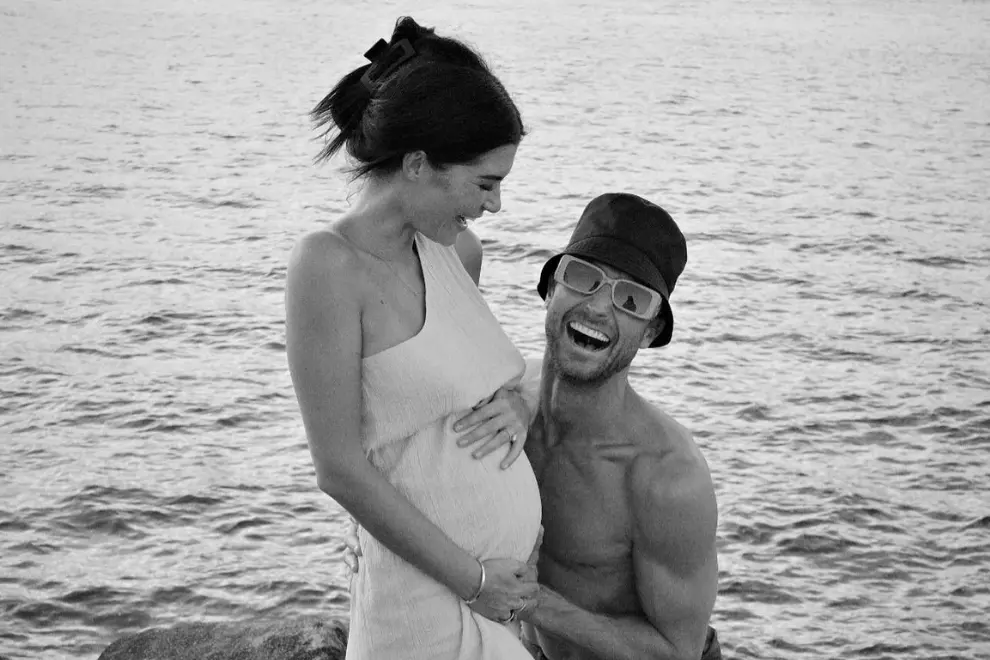 FISHER with his wife Chloe