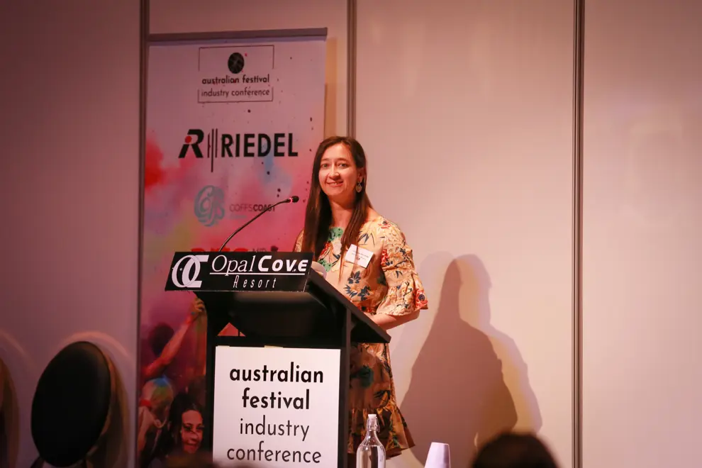 Australian Festival Industry Conference founder Carlina Ericson