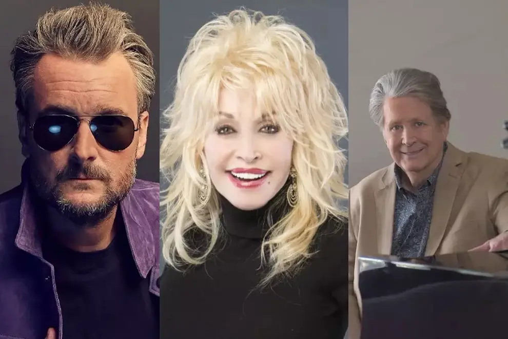 Eric Church, Dolly Parton, Brian Wilson