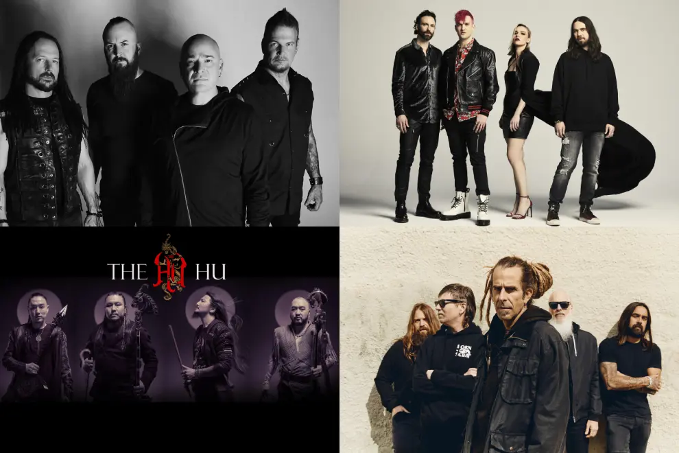 Disturbed, Halestorm, The HU, Lamb Of God