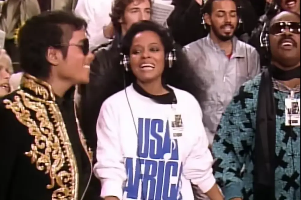 'We Are The World' music video