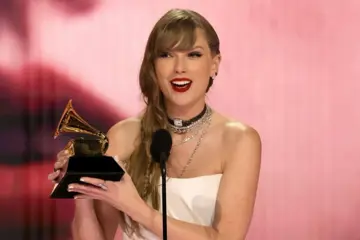 Taylor Swift at the 2024 Grammy Awards