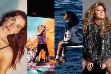 Dua Lipa, Coldplay, SZA, Shania Twain