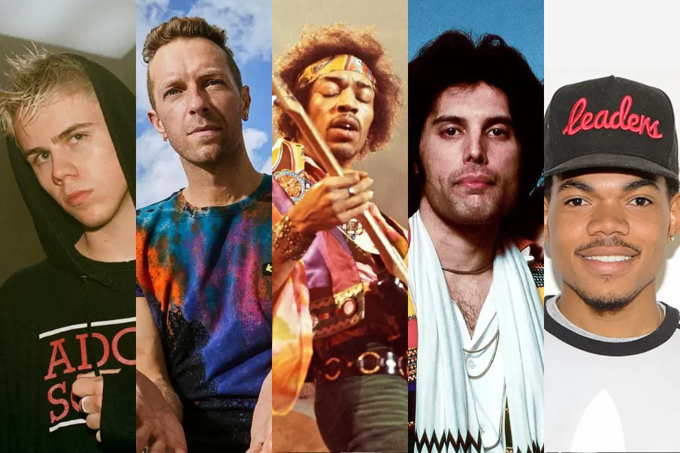 The Kid LAROI / Coldplay / Jimi Hendrix / Queen / Chance The Rapper