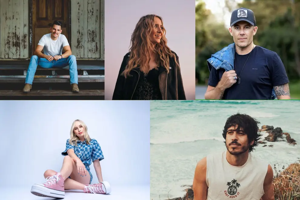 James Johnston, Kaylee Bell, Casey Barnes, Melanie Dyer, Morgan Evans