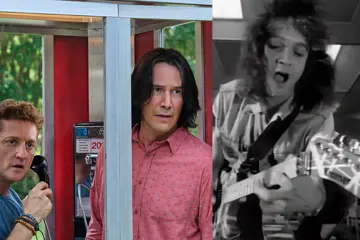 Bill & Ted and Eddie Van Halen