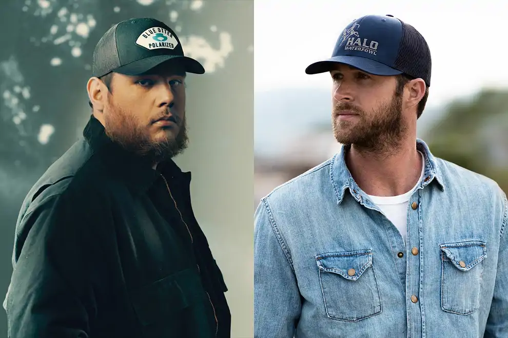 Luke Combs and Riley Green