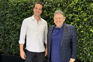 Thomas Coesfeld and Lucian Grainge