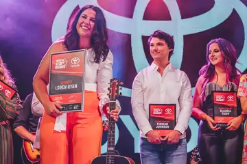 Loren Ryan, Finnian Johnson & Claudia Tripp at the 2023 Toyota Star Maker event