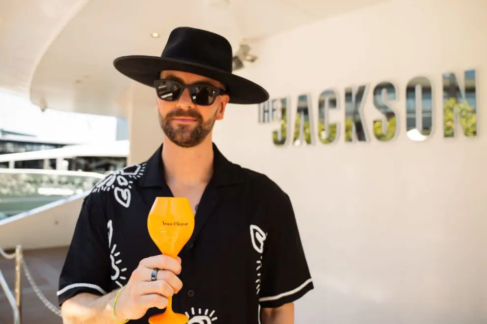 Veuve Clicquot in the Sun onboard The Jackson