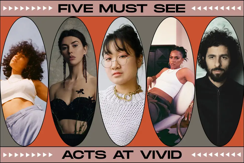 LToR: Becca Hatch. Kimbra, Yaeji, PANIA, José González