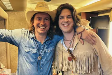 Blake O'Connor with Reuben Styles