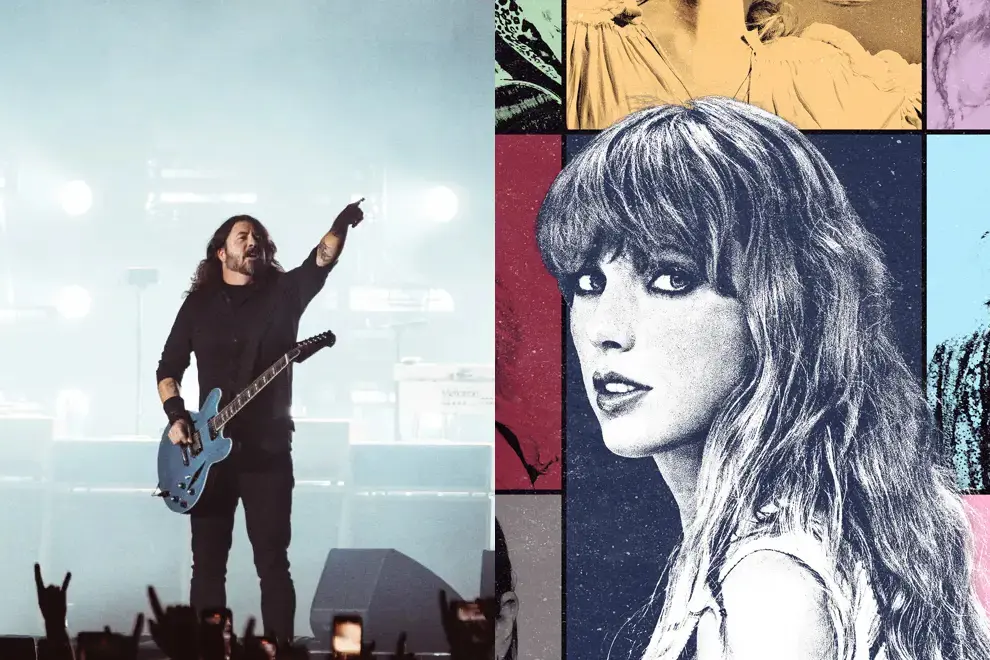 Dave Grohl in Perth, Taylor Swift's 'Eras Tour' poster