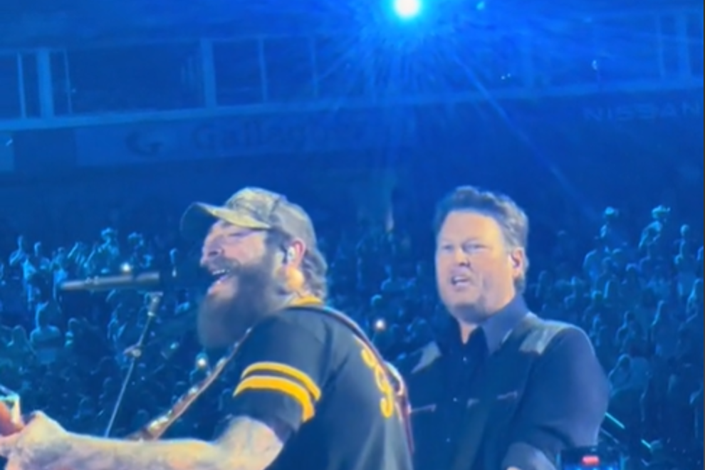 Post Malone and Blake Shelton
