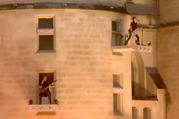 Gojira performing at the Olympics Opening Ceremony