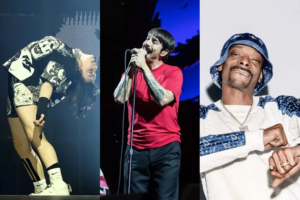 Billie Eilish, Red Hot Chili Peppers, Snoop Dogg