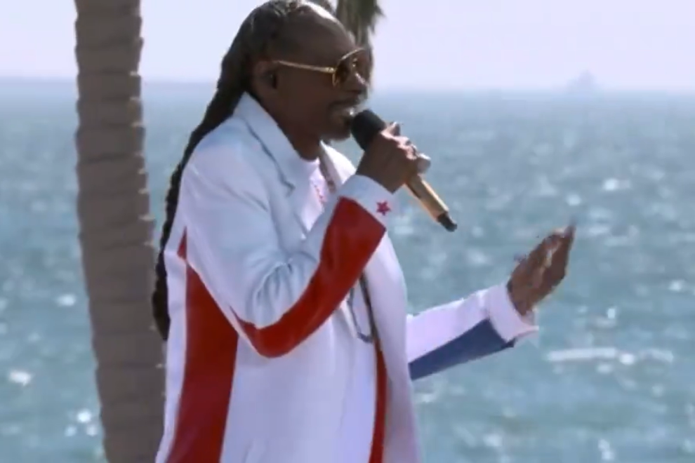 Snoop Dogg at the 2024 Olympic Games Closing Ceremony