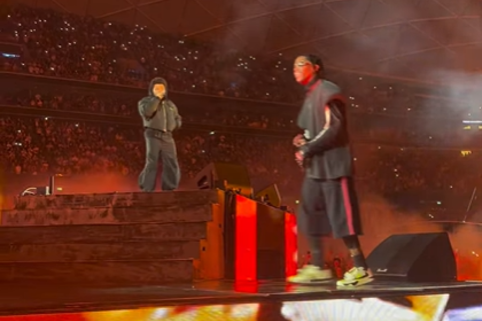 The Weeknd & Travis Scott at Allianz Stadium, Sydney