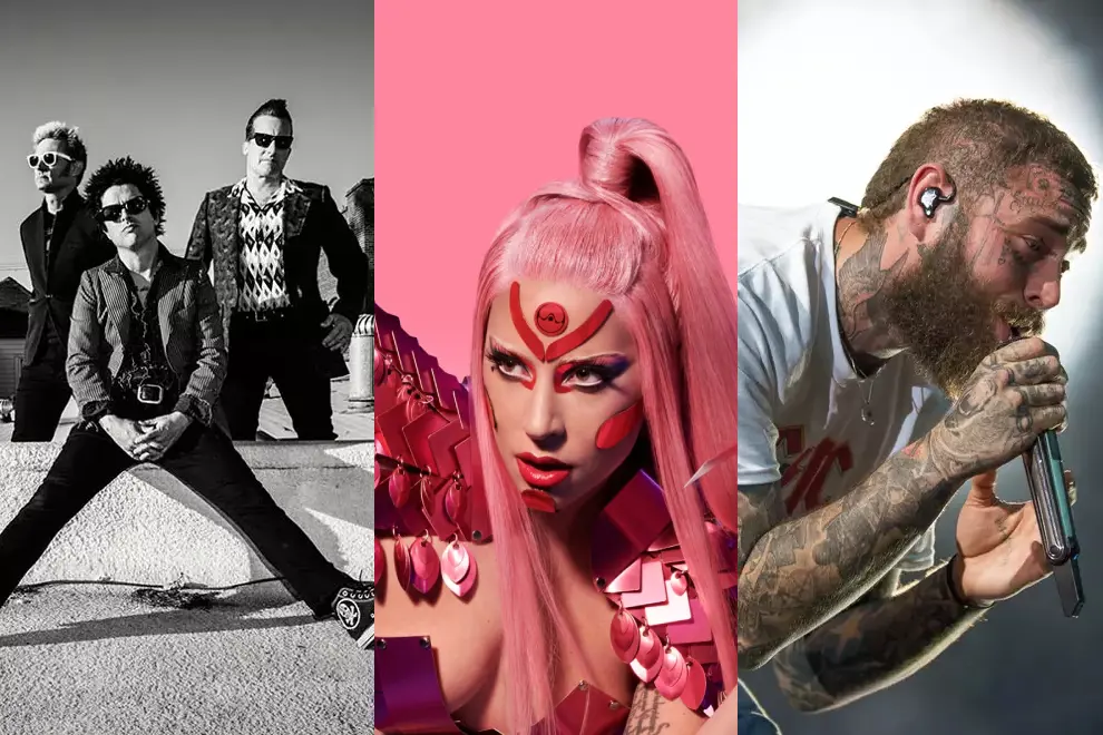 Green Day, Lady Gaga, Post Malone