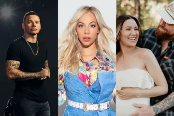 Kane Brown, Mackenzie Porter, Andrew Swift with his partner Simone