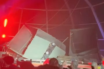 Stage collapses at Nativeland Festival