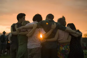 Punters at Woodford Folk Festival