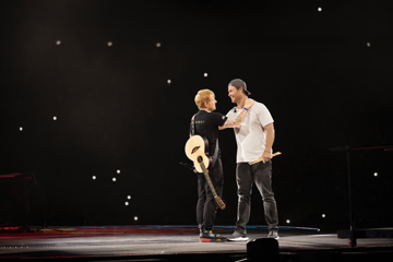 Ed Sheeran and Chris Hemsworth