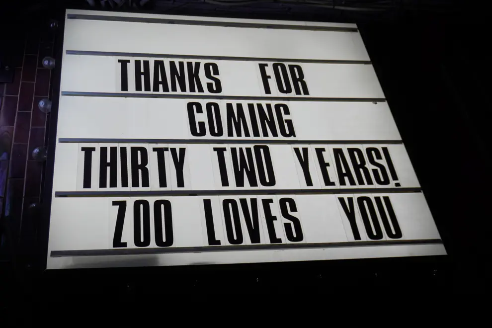 The Zoo closes shop.