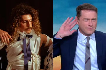 Keli Holiday and Karl Stefanovic