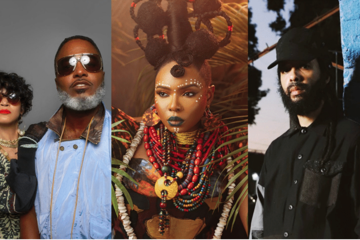 From left to right: Digable Planets, Yemi Alade, and Protoje & The Indiggnation