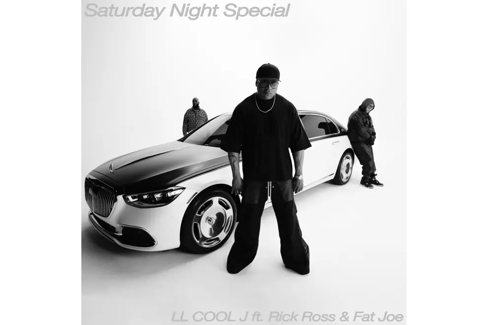 LL Cool J with Fat Joe and Rick Ross for 'Saturday Night Special'. 