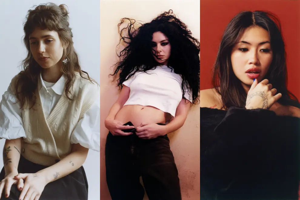 Clairo, Charli XCX, beabadoobee