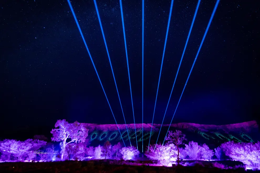 Parrtjima MacDonnell Ranges Light Show