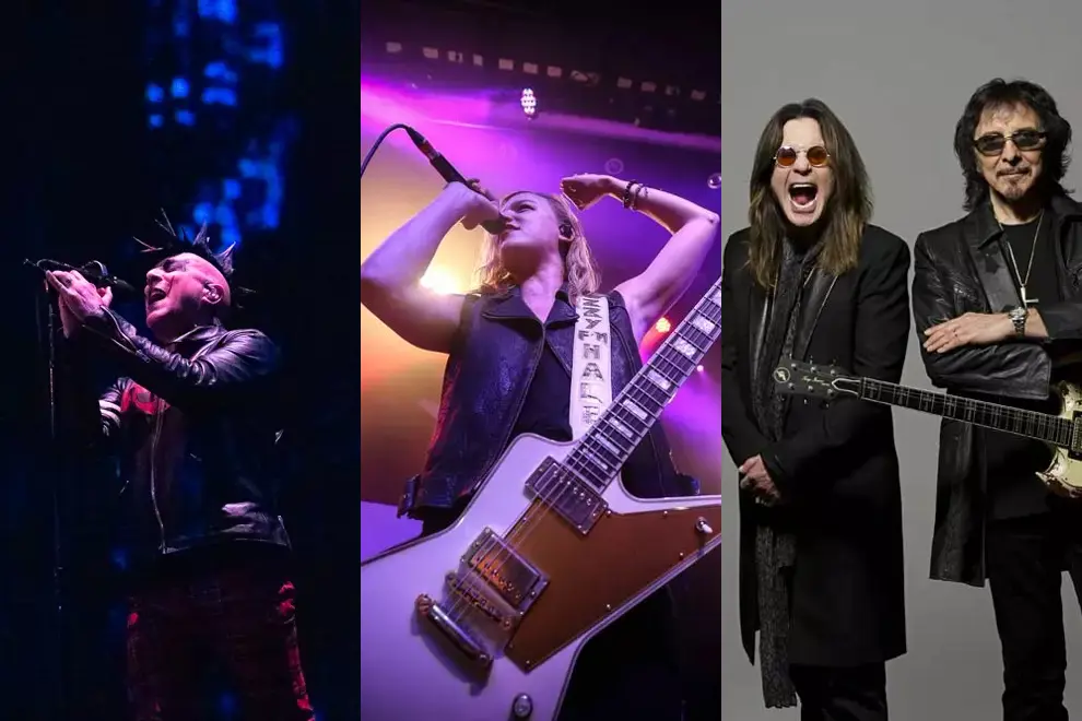 Tool's Maynard James Keenan, Halestorm's Lzzy Hale, Black Sabbath