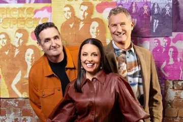 Spicks & Specks' Alan Brough, Myf Warhurst & Adam Hills