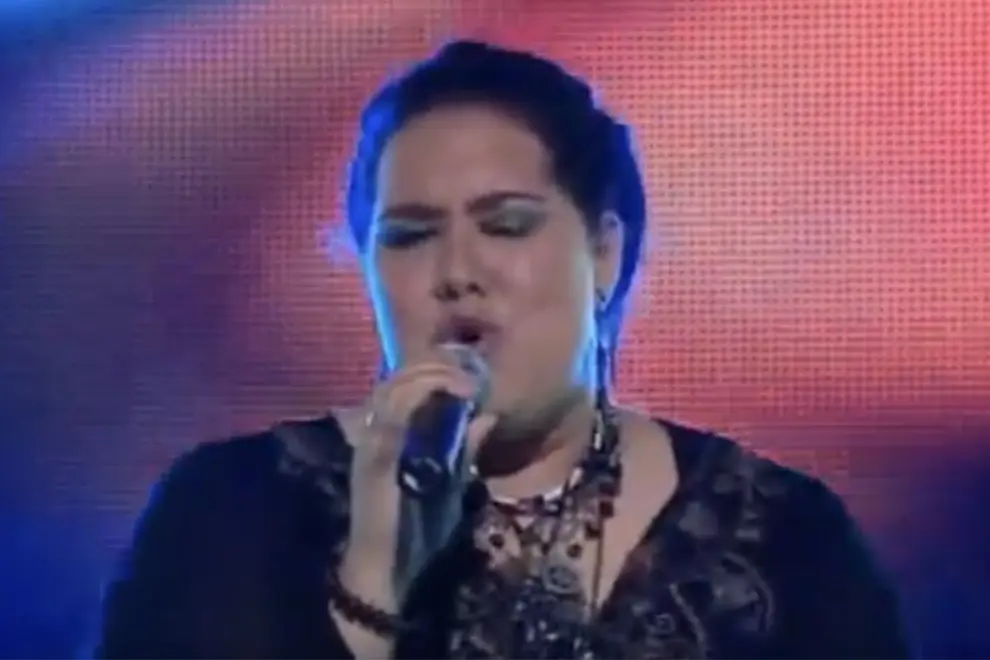 Casey Donovan on 'Australian Idol' in 2004