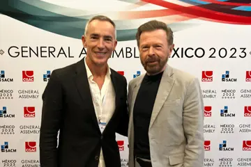 Dean Ormston and Björn Ulvaeus